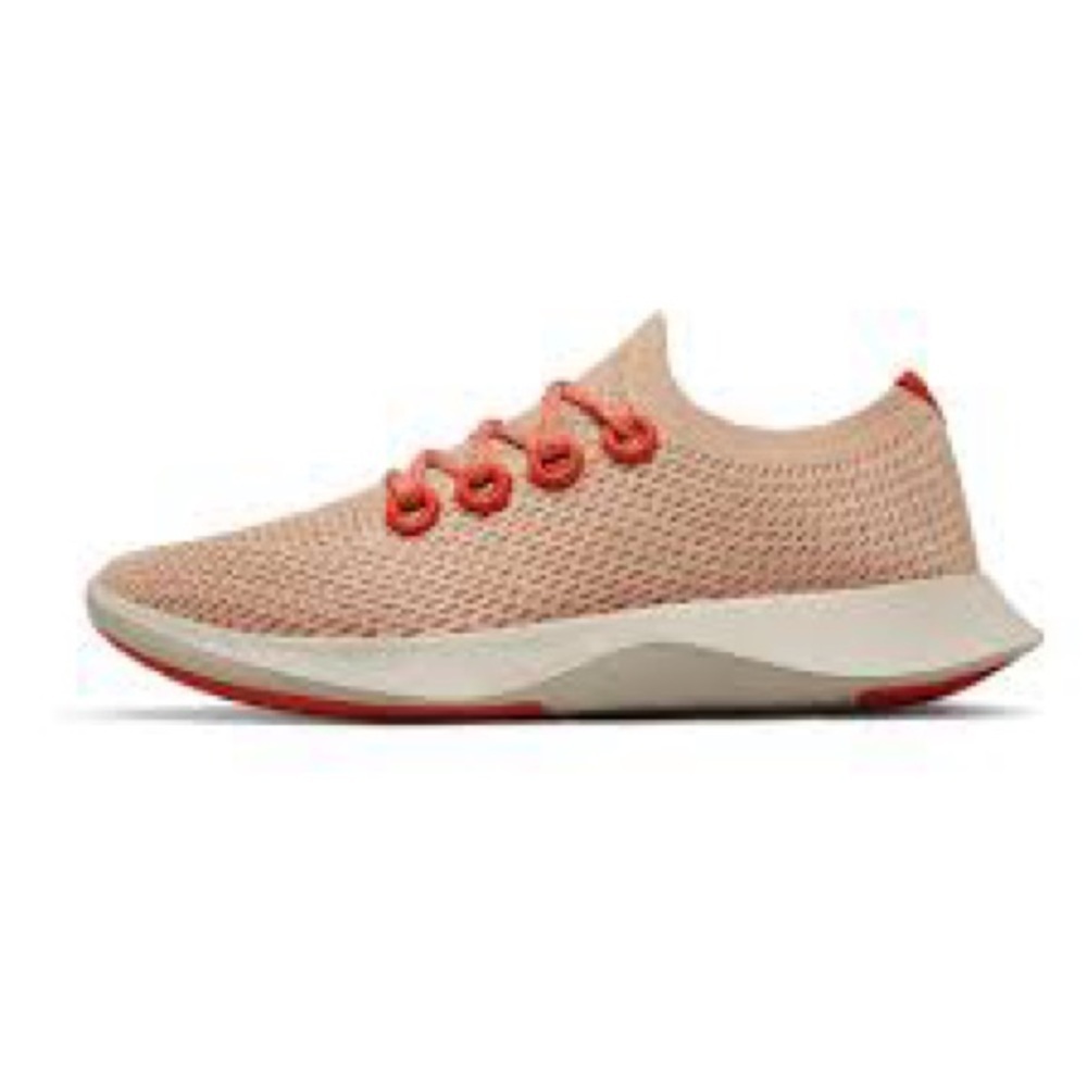 Allbirds Tree Dasher 1 orange sneakers wool washable size 10.5